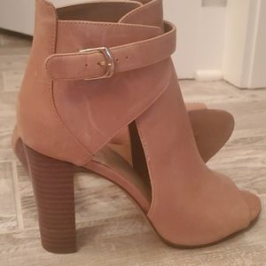 Vince Camuto Open Toe Booties